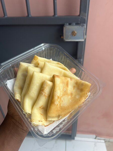 Crêpes fraîches en barquette