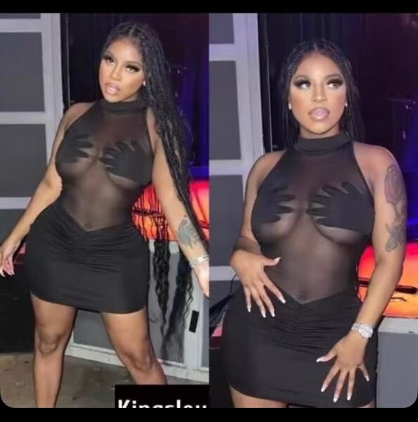 Robe Noire Transparente