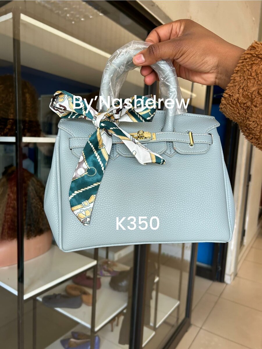 Women's grey handbag