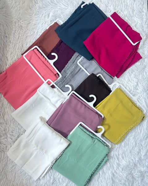 Voile en mousseline crochet ️