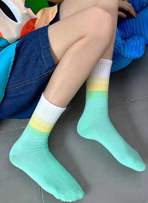 socks of different colors
