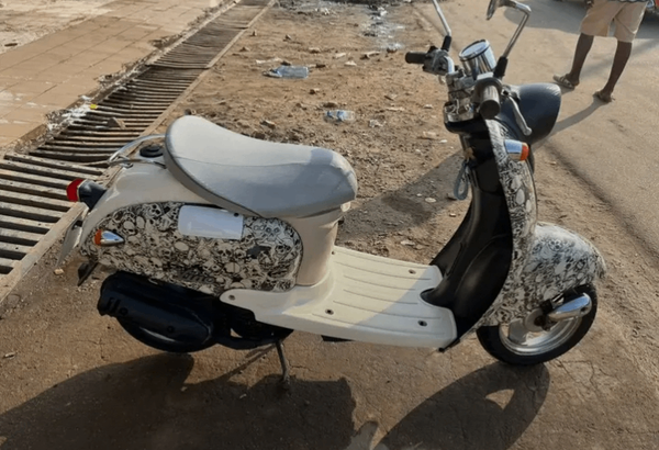 Scooter vintage élégant