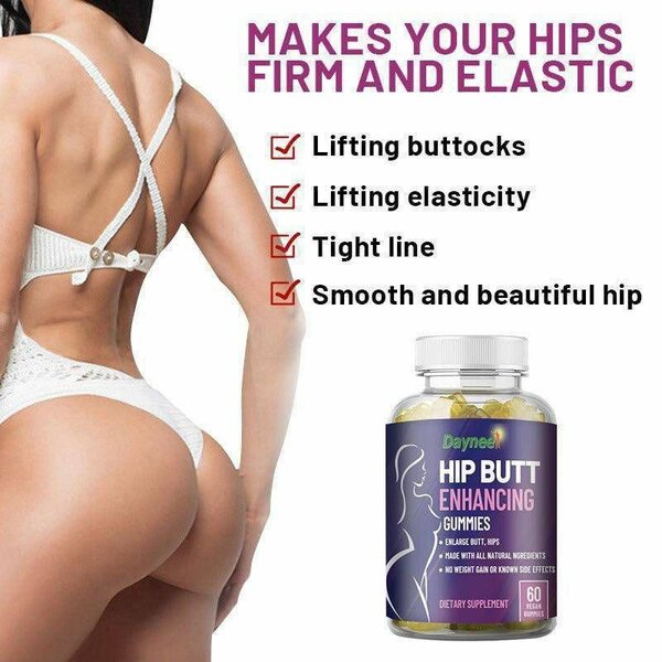 Hip and butt enhancement gummies (2x)
