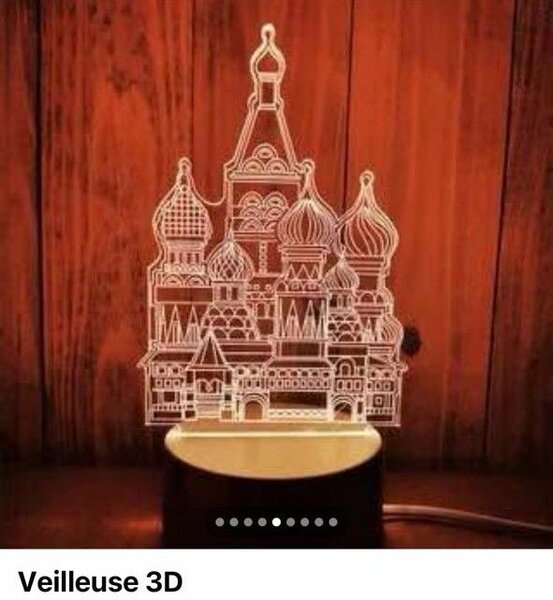 Veilleuse 3D LED Décorative