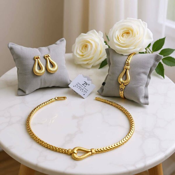 Ensemble de bijoux en acier inoxydable