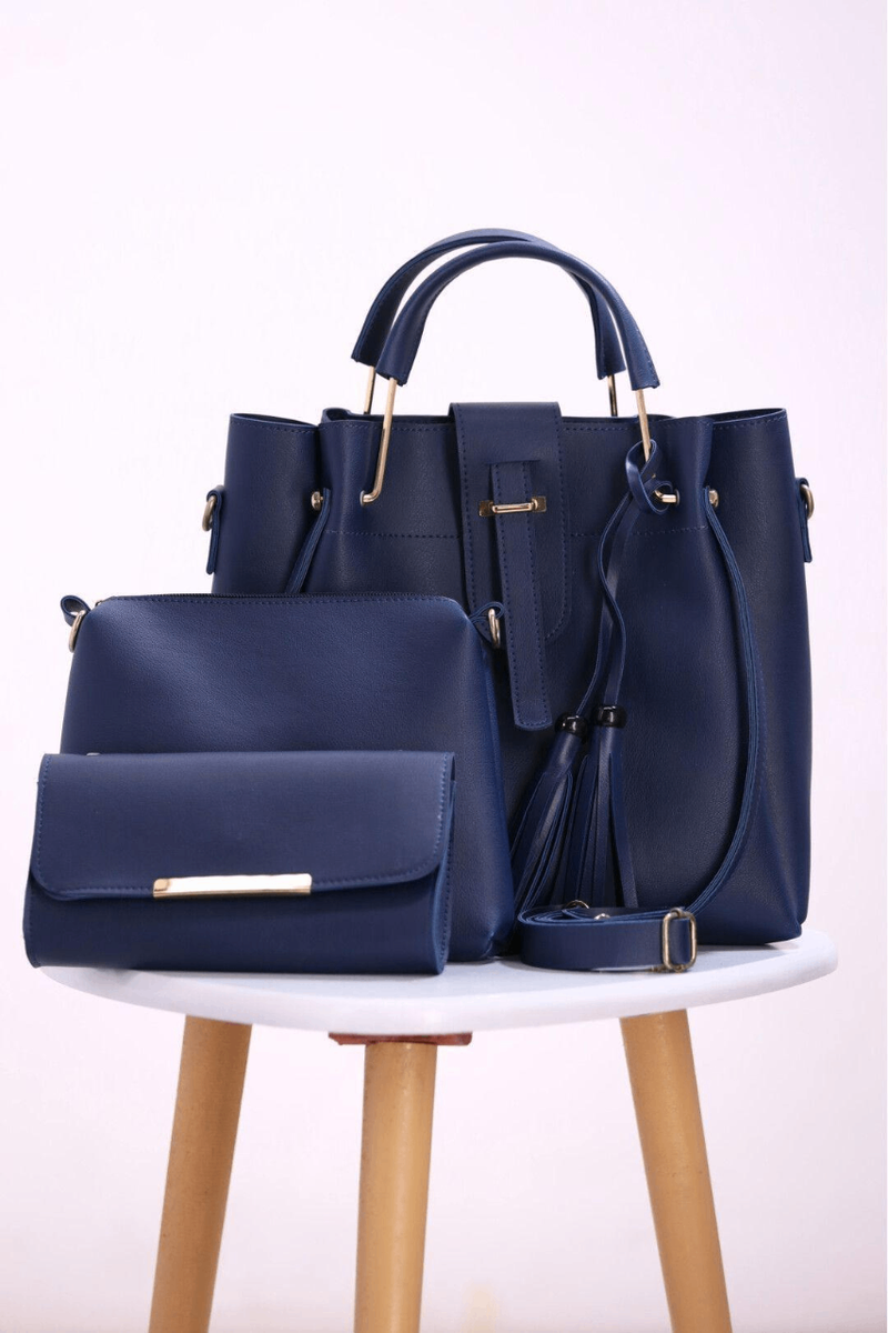 Women's Leather Plain Shoulder Bag