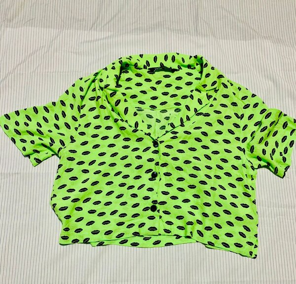 Vibrant Green Crop Top