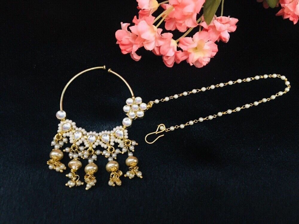 Kundan nose ring