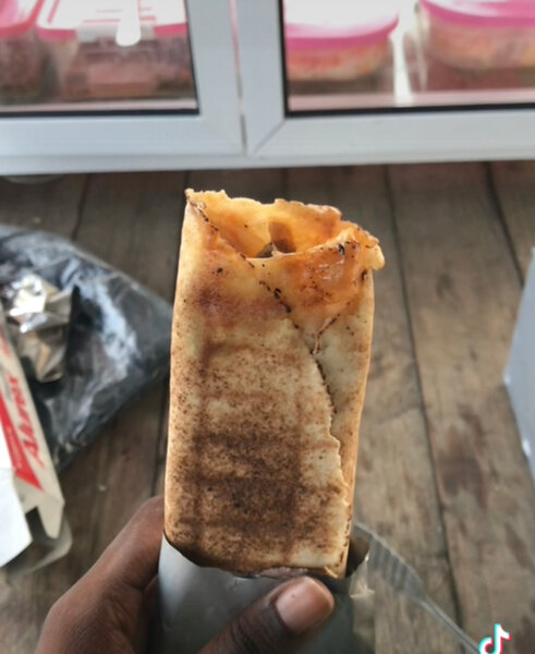 Délicieux wrap grillé