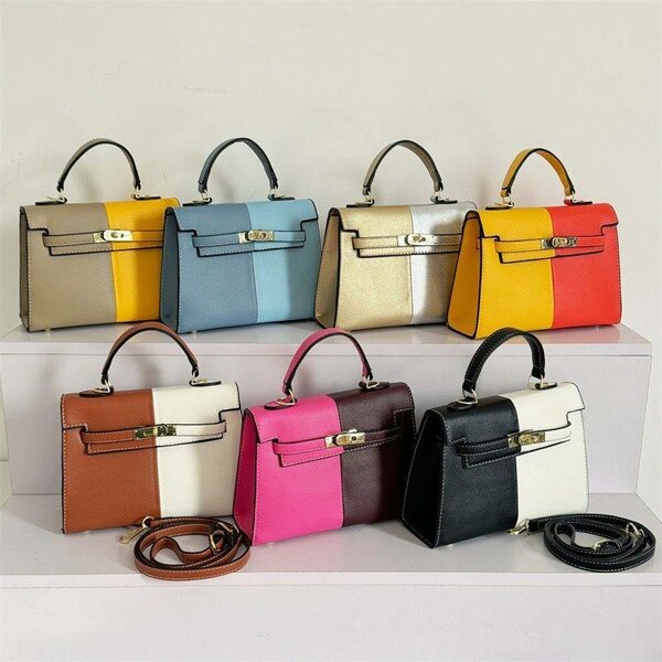 Sac à main coloré élégant