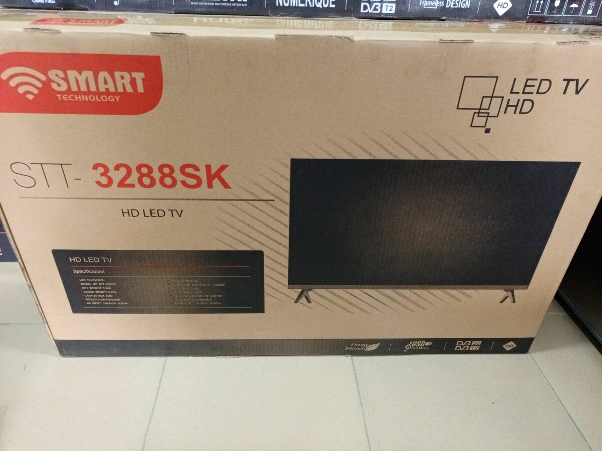 TV LED SMART TECHNOLOGY - 32 Pouces -STT-5032/STT-3218K/STT-