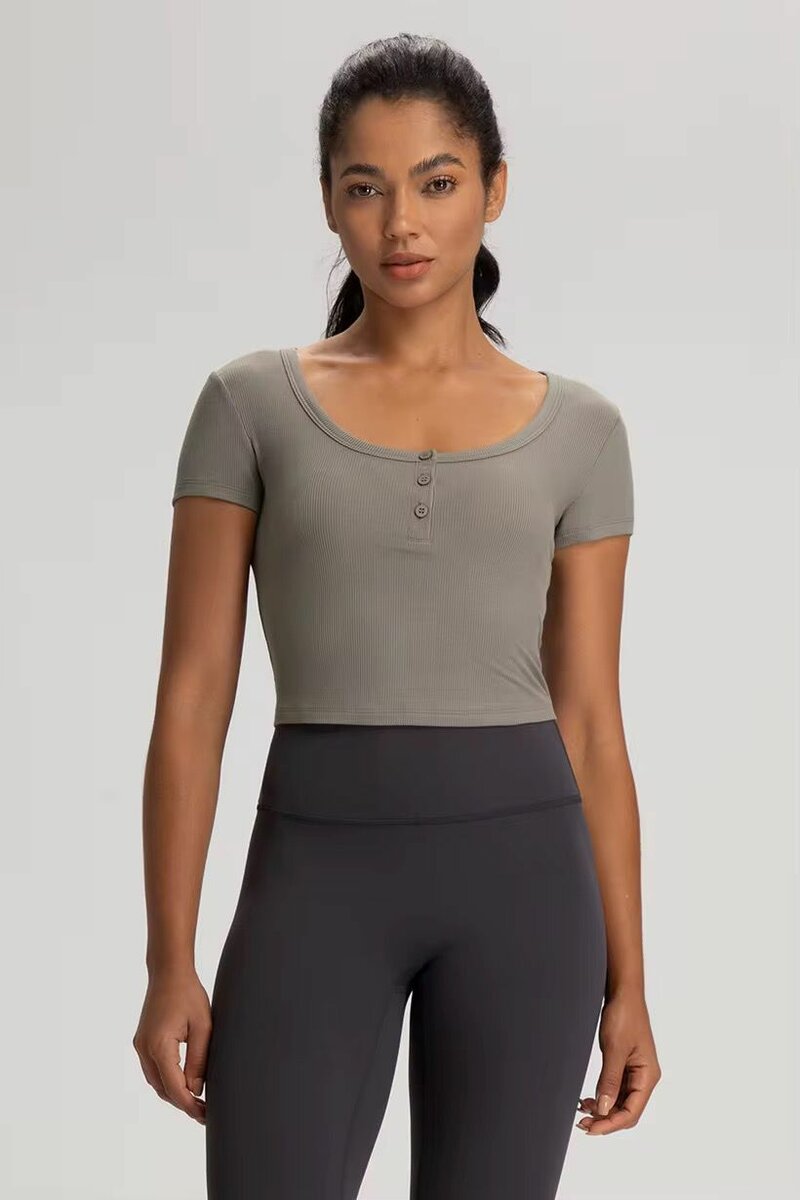 Crop top en coton pour femmes