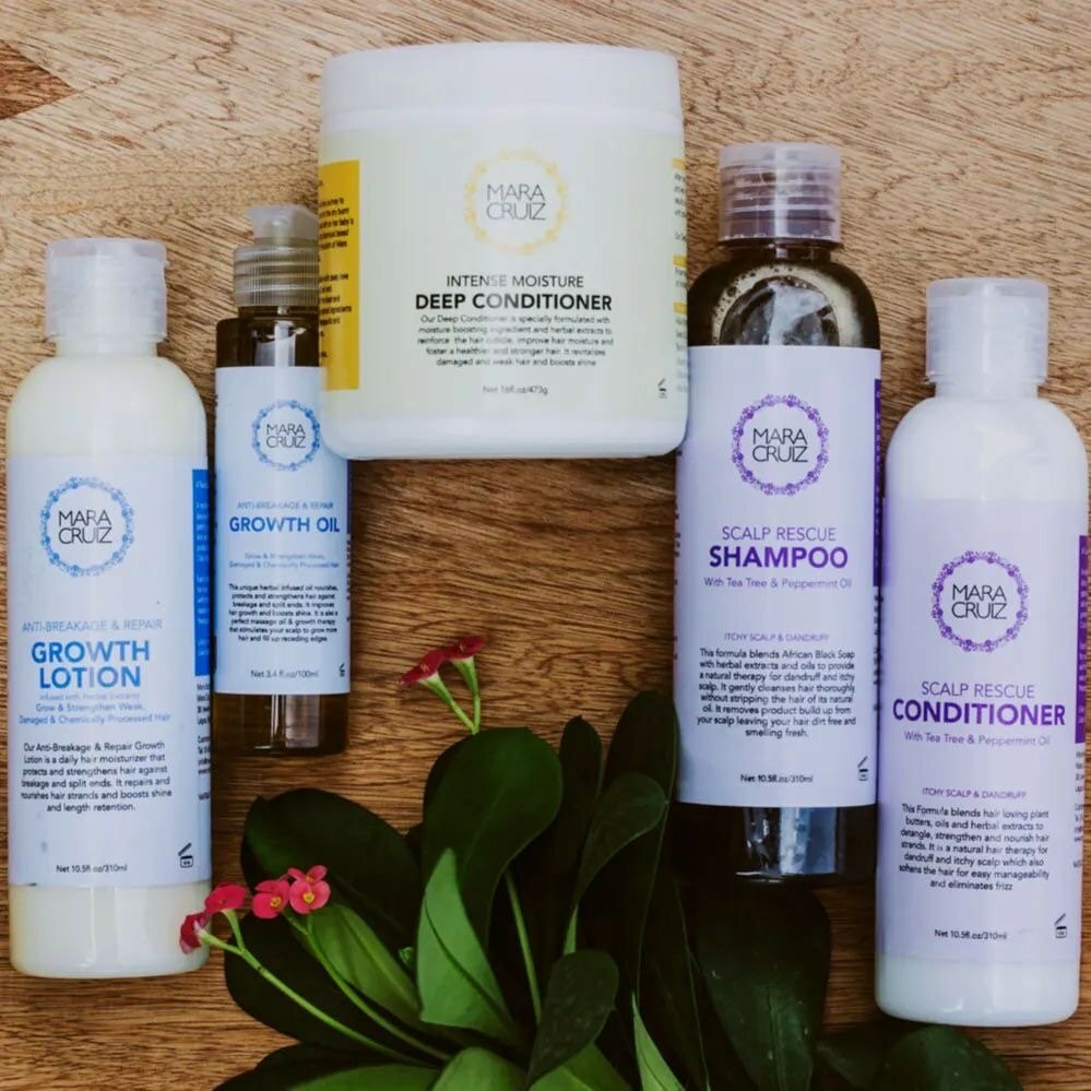 Scalp Rescue and dandruff treatment for relaxed hair