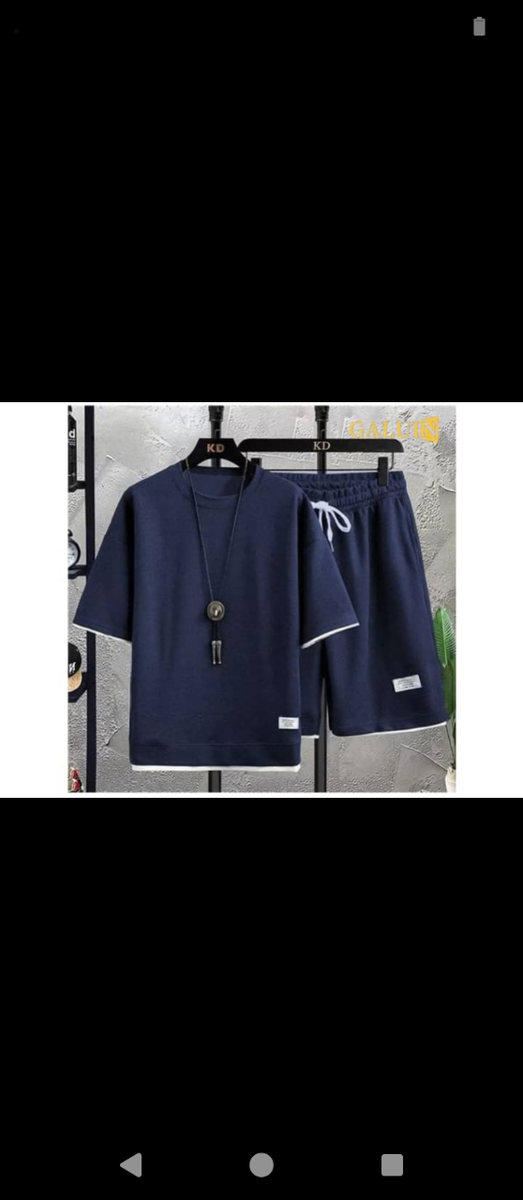 Set de Sport Bleu pour Hommes