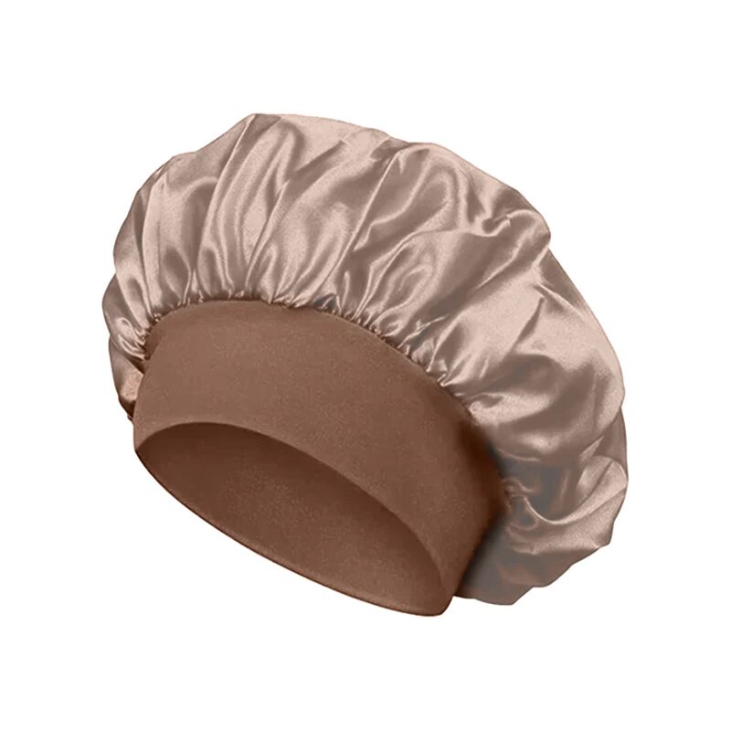 Bonnet de nuit en satin