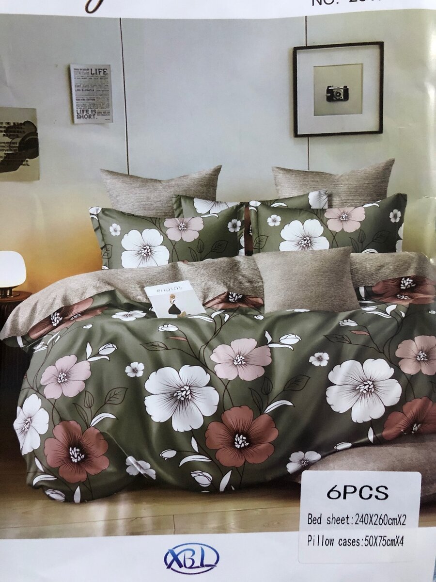 4 pillow cases 2 bedsheets