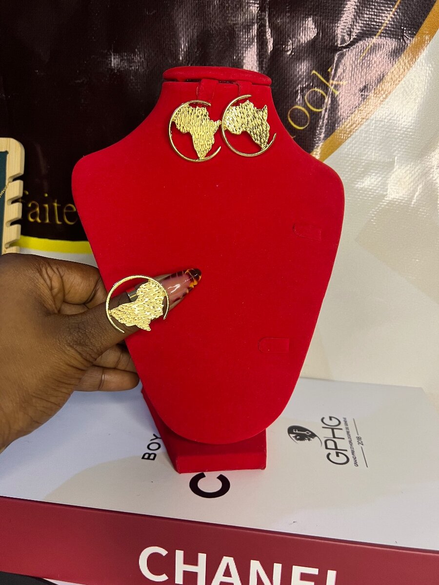 Boucles d'oreilles élégantes dorées