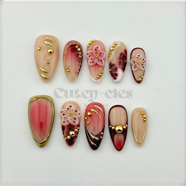 Ongles Art Design Floral
