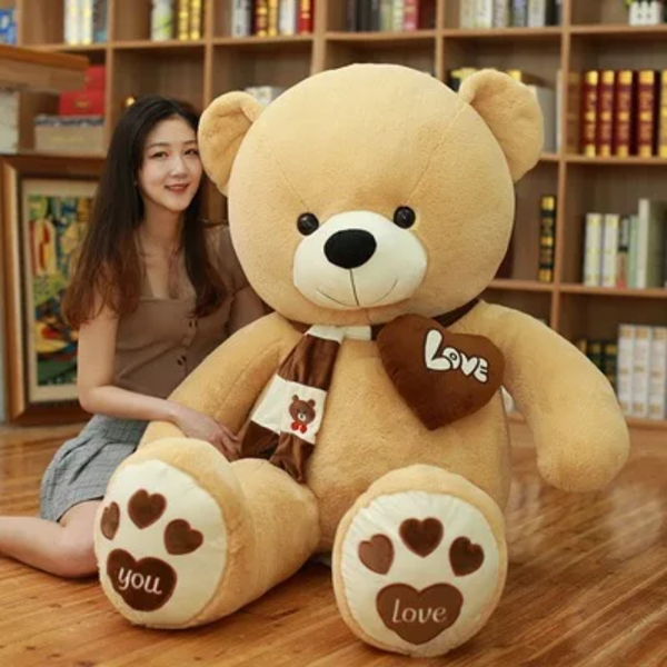 Grand ours en peluche "Love"