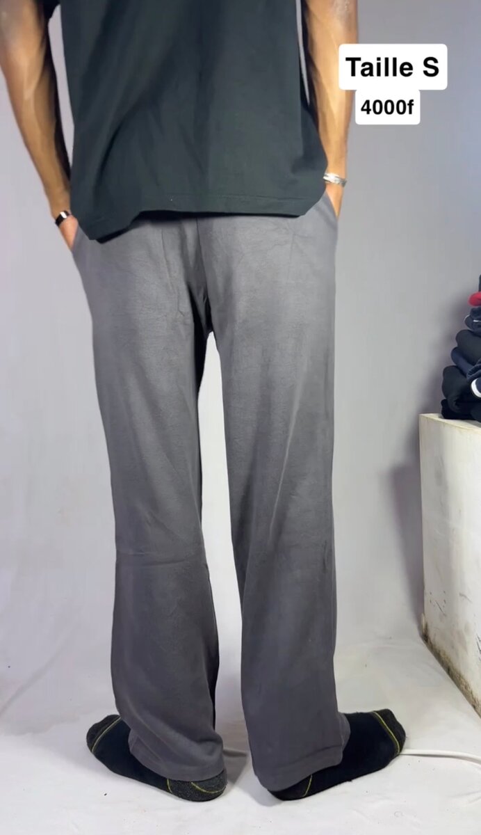 Pantalon gris décontracté