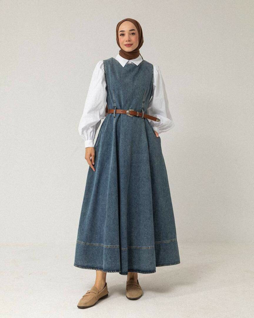 Джинсовый сарафан