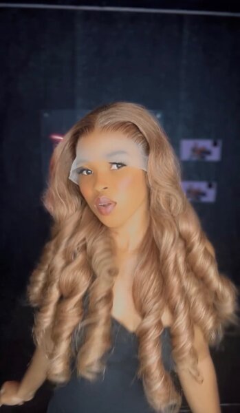 Frontal Bouncy curly wig