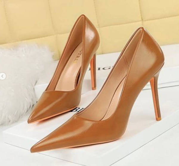 Brown heels