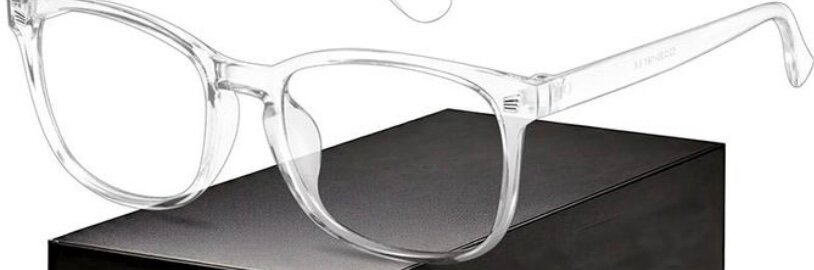 Lunettes transparentes pour homme
