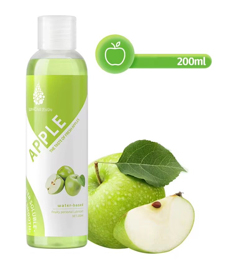 Lubrifiant à base d'eau aux fruits