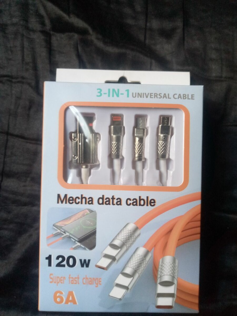 3 in 1 data cable