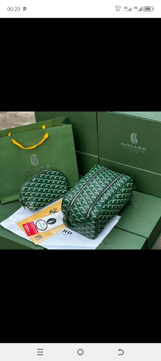 Goyard sac cosmétique toilette