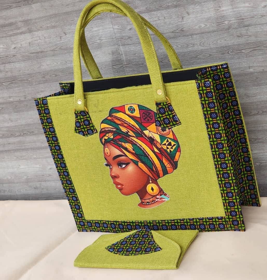 Sac cabas en tissu ethnique