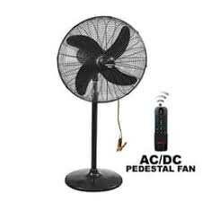 Ac dc pedestal fan