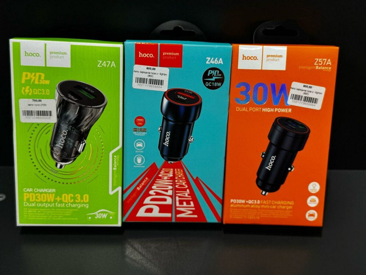 Авто зарядные устройства от компании HOCO BOROFONE