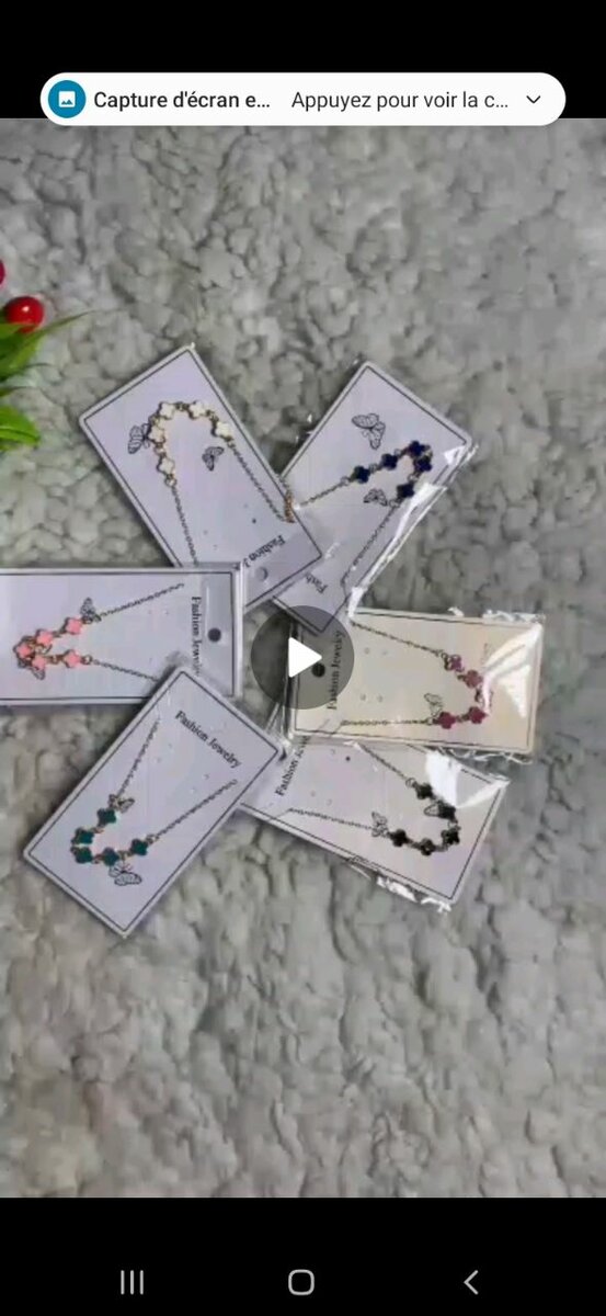 Bracelets élégants en perles colorées