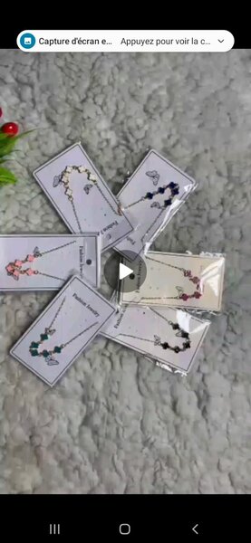 Bracelets élégants en perles colorées