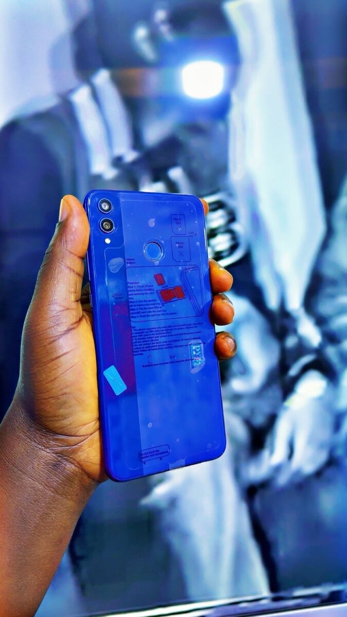 Smartphone Android Bleu