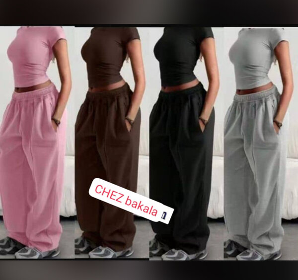 Pantalon large confortable femme