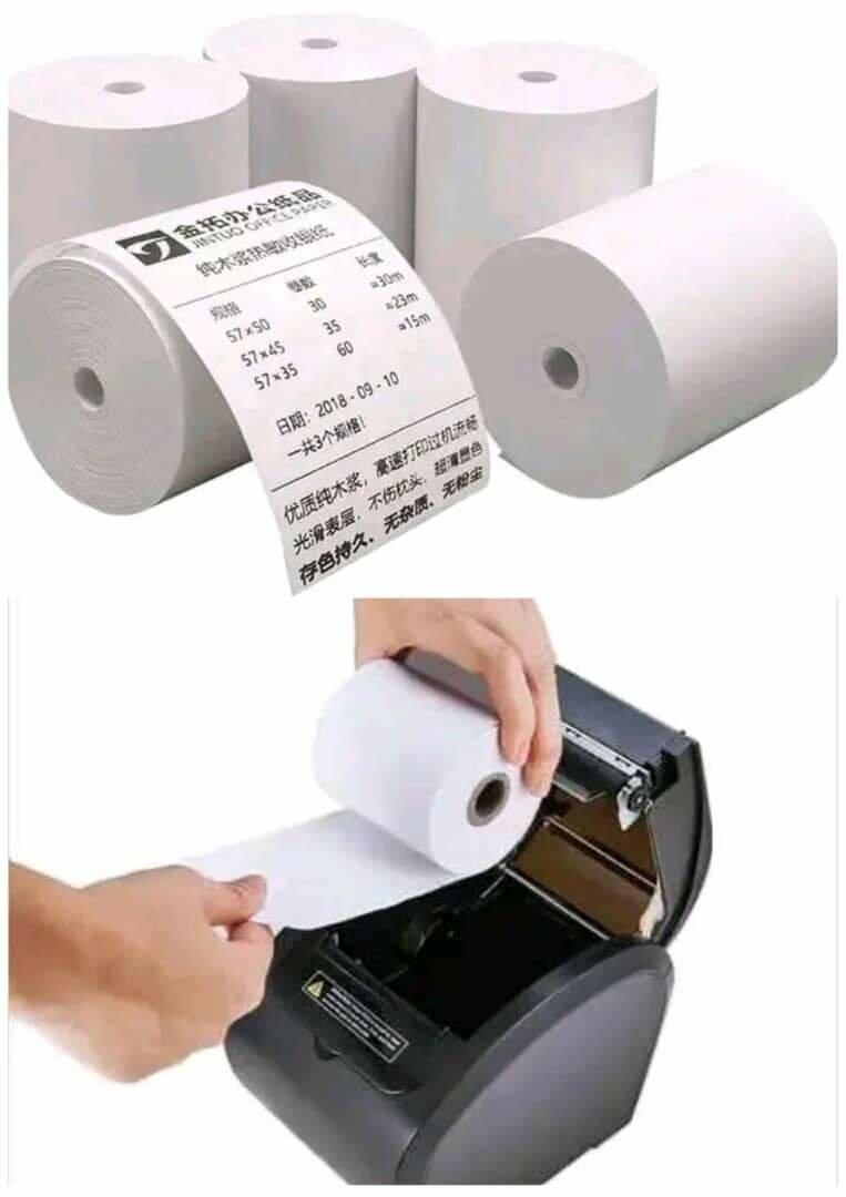 rouleau thermique pour imprimante 80x80mm