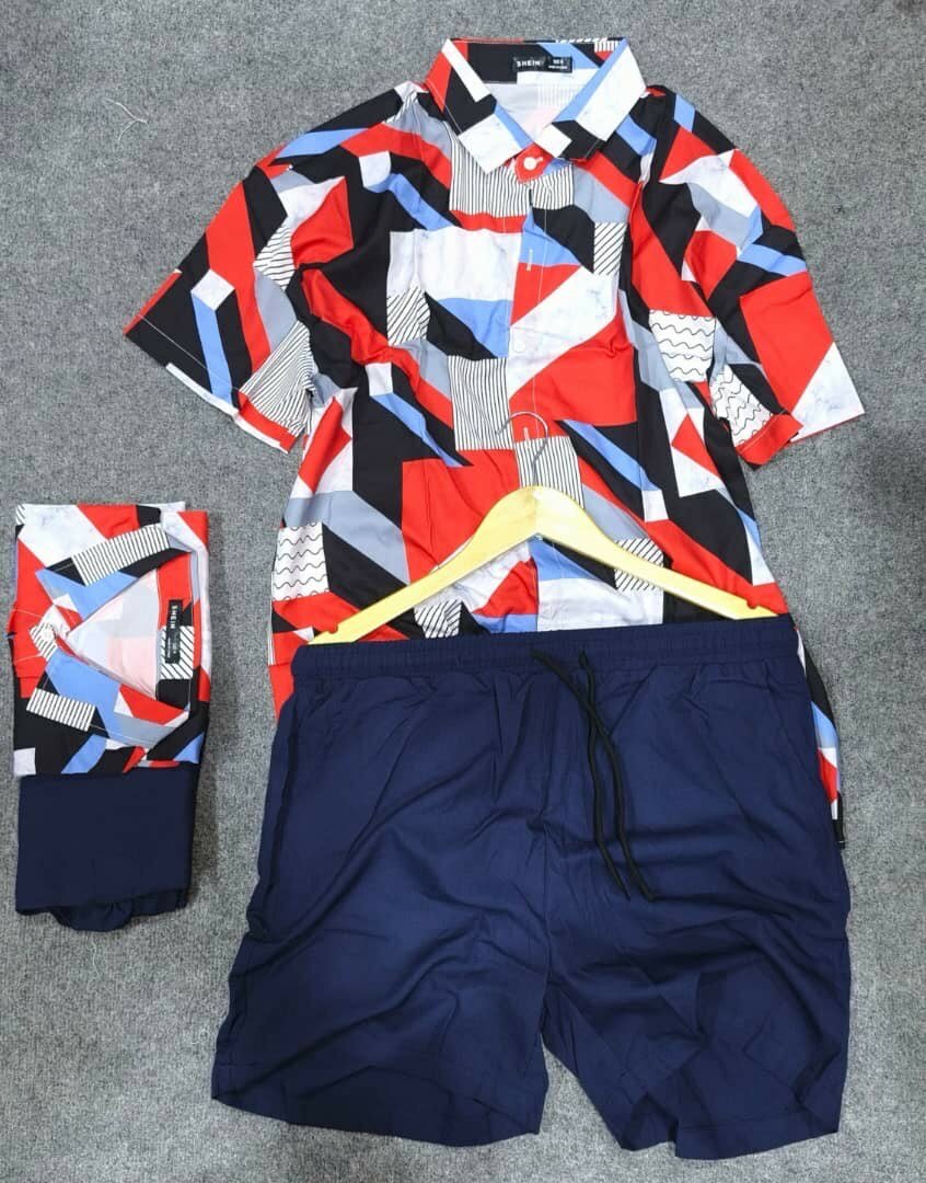 Ensemble Chemise et Short Coloré