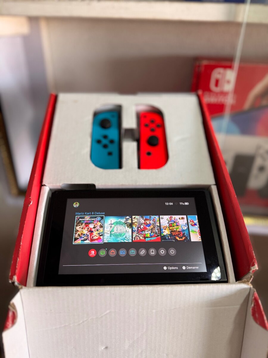 Nintendo Switch Cracké+ 12Jeux