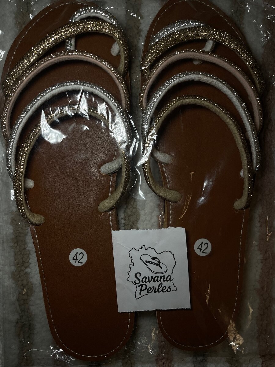 Sandales perlées élégantes