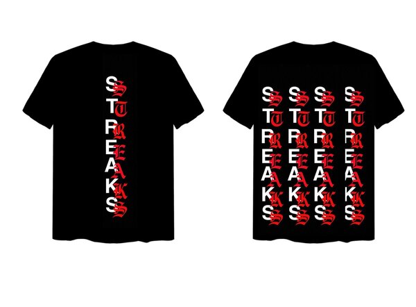 T-shirt unisexe à motifs audacieux