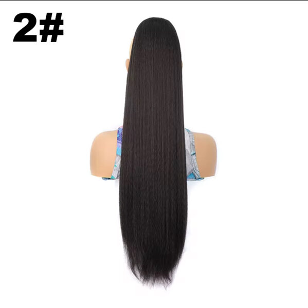 Perruque queue de cheval longue