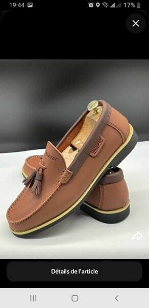 Mocassins en cuir élégants