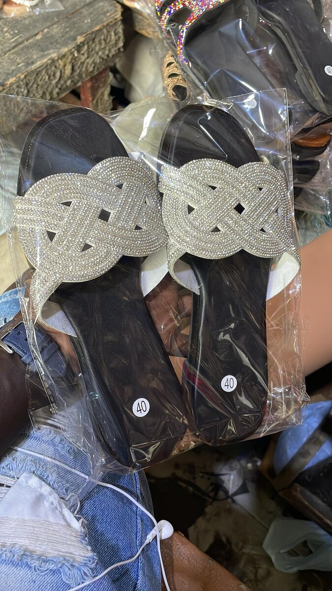 Chic Sandales Perles Été