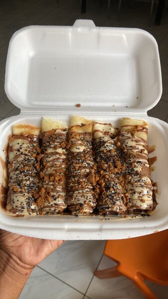 Crêpes à loreo,spéculos