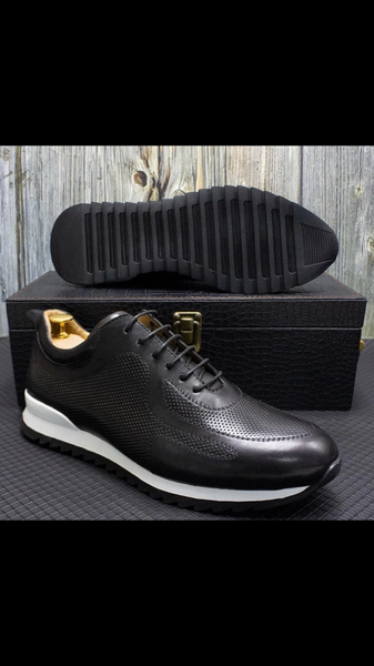 Sneakers en cuir pour hommes