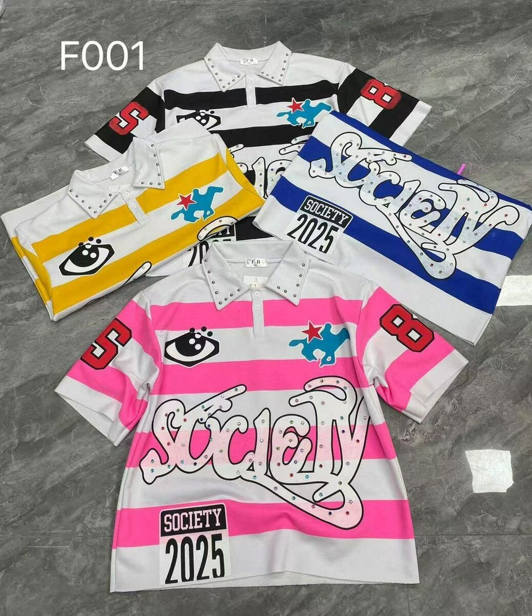 Polo imprimés colorés