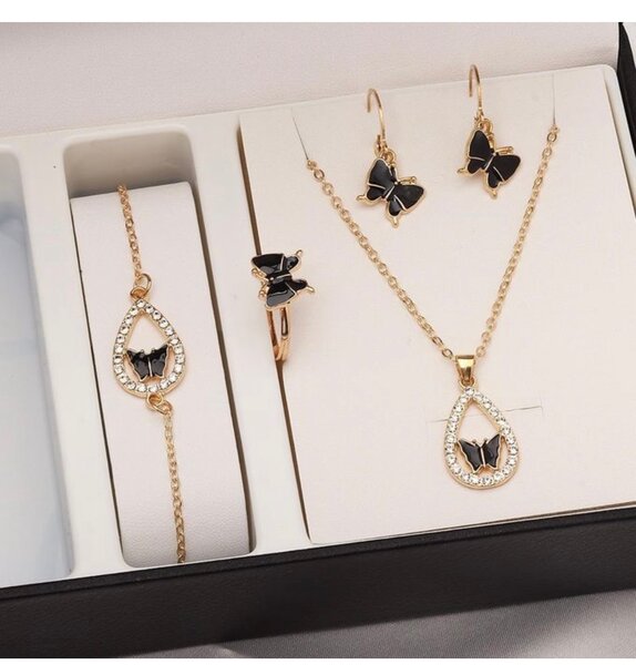 Set de Bijoux Papillon Élégant